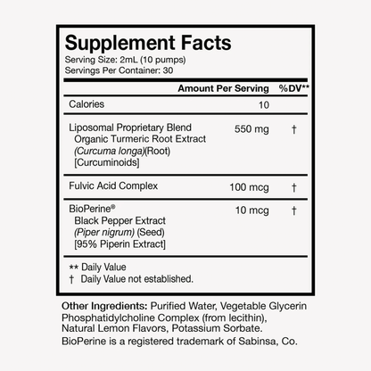 Terra Health Essentials Liposomal Curcumin 30 Servings