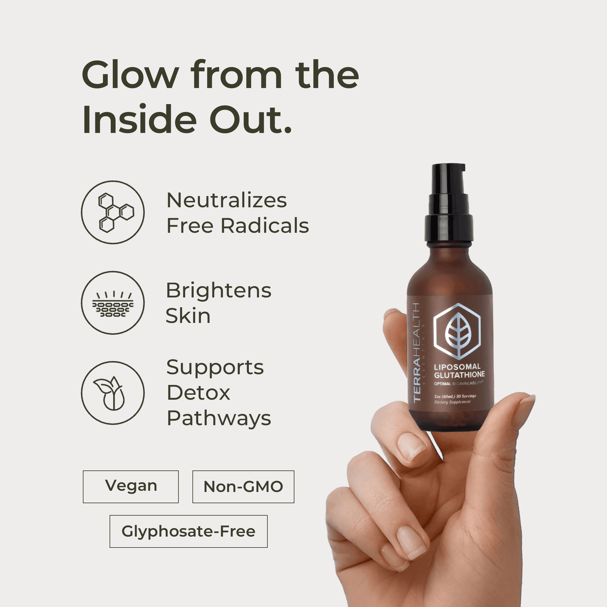 Terra Health Essentials Liposomal Glutathione 30 Servings